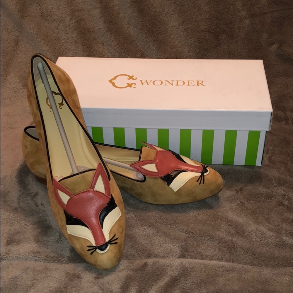 C Wonder “Foxy” Suede Carlotta Loafer Flats